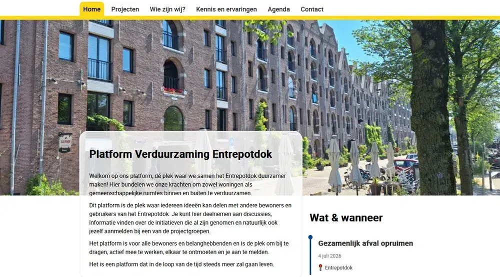Project Duurzaam Entrepotdok