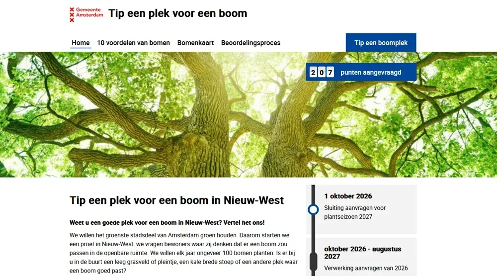 Nieuwe Bomen Amsterdam - foto 1