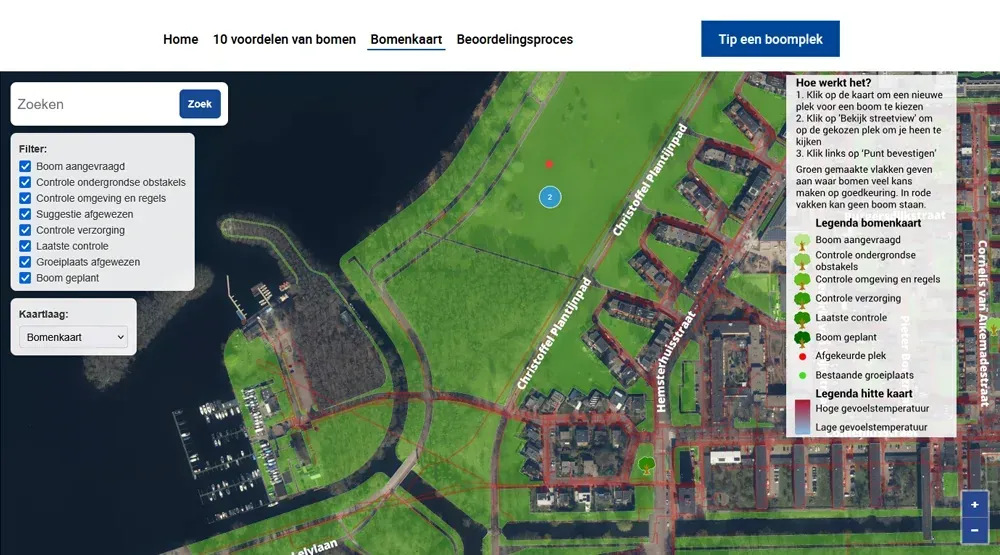 Project Nieuwe Bomen Amsterdam